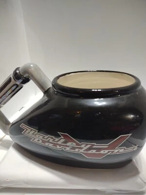 HARLEY DAVIDSON COFFEE MUG. VINTAGE 1998 GAS TANK EMBOSSED MUG.  B208 - Photo 1/4