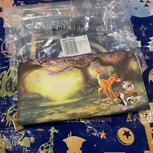 Disney X Kate Spade BAMBI THUMPER FLOWER Wallet Wristlet New ๐ฅ - Picture 1 of 7