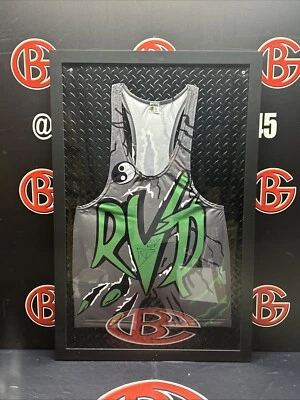 Rob Van Dam RVD Autographed WWE ECW FRAMED Singlet Attire Signed Beckett BAS - Image 1 of 3