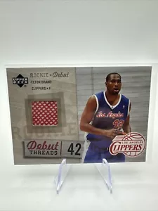 2005-06 Upper Deck Rookie Debüt - Debüt Threads #DT-EB Elton Marke (MEM) - Bild 1 von 2