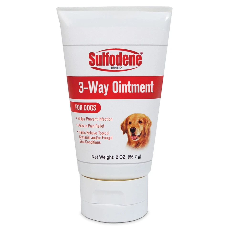 Dog Wound Care 3-Way Ointment Relieves Pain & Prevents Infection For Dog Cuts... - Image 1 of 4