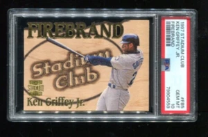 1997 Topps Stadium Club - KEN GRIFFEY JR - Firebrand - SEATTLE MARINERS PSA 10 - Picture 1 of 2