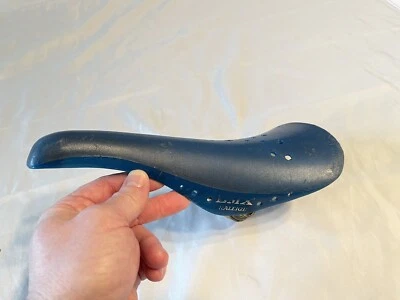 BLUE VISCOUNT H103 SEAT ORIGINAL 80’s OLD SCHOOL RALEIGH BMX AERO GT HUTCH - Image 1 of 4