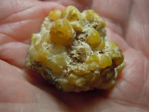 Wavellite Crystals W/ Chalcedony On Metalic Mineral Specimen Kansas 21.2 Grams - Picture 1 of 12
