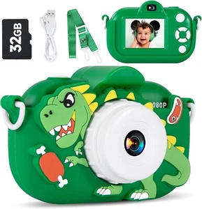 48MP Kids Digital Camera 3-9 Years Boys Toys 1080P Video Selfie Gift w/ 32GB SD - Picture 1 of 8