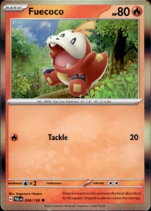 Fuecoco 034/193 Holo Rare Scarlet & Violet Paldea Evolved PROMO Pokemon - Picture 1 of 1