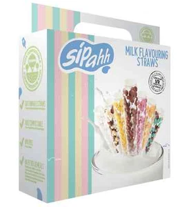 Sipahh Milk Flavouring Straws 60 pack - Variety Crate - Vegan Friendly - Picture 1 of 1