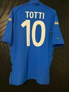 Francesco Totti #10 Trikot Italia Football Shirt Kappa 2XL Slim Trikot Italy - Bild 1 von 7