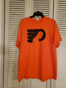 Philadelphia Flyers Ed Snider Commemorative Orange T Shirt Size Men's XL - Picture 1 of 4