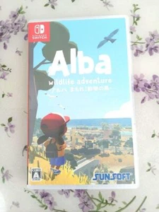 Alba Wildlife Adventure Protect! Animal Island Nintendo Switch From Japan Used - Picture 1 of 3
