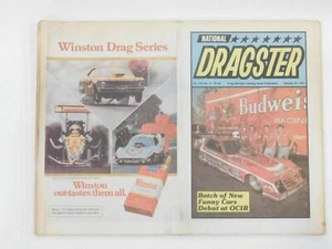 National Dragster Vol. XXI No 41 Jan 23 1981 No Address Label Good Condition + - Picture 1 of 2