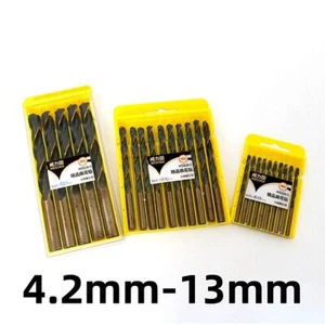 Twist Drill HSS Drill Metric Jobber Rolled Drill Bits for Metal  Wood 4.2mm-13mm - Picture 1 of 29