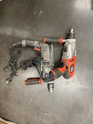 2x  Hammer Drill, Black & Decker DR650 1/2" 6.5A &  PORTER CABLE PC650HD  6.5A - Image 1 of 4