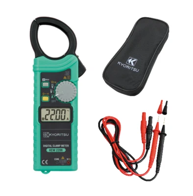 KYORITSU AC Current Digital Clamp Meter KEW 2200 Electric Multi Tester - Image 1 of 4