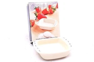 Longaberger Collectors Club Miniature 3" x 3" Baking Dish New in Box - Picture 1 of 2