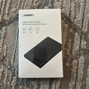 UGreen USB 3.0 to 2.5-Inch SATA External Hard Drive Enclosure 6TB | New in Box - Picture 1 of 2