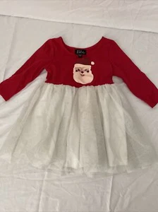 Lilt Christmas Santa Girl's Tutu Dress - Size 2T - Picture 1 of 6