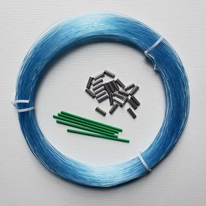 ENGARZAS MONOFILAMENTO OUTRIGGER LEADER LINE 2.0MM 100YDS 400LB - AZUL - Imagen 1 de 1