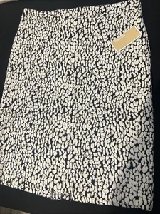 Michael Kors Women's Skirt Size Medium Black And White - Picture 1 of 5