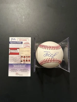 Jace Laviolette Autographed Signed Baseball ROMLB Cleveland Guardians JSA Cert - Image 1 of 2