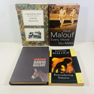 4 Lot David Malouf-Ransom, 12 Edmondstone Street (Ex Lib), Remembering Babylon+1 - Picture 1 of 14