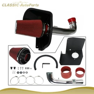 For Chevy/GMC 09-13 1500 V8 4.8L/5.3L/6.0L Cold Air Intake Kit+Heat Shield Red - Foto 1 di 7