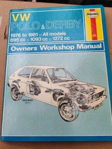 VW POLO & DERBY 1976 - 1981 Haynes Workshop Manual No. 335 Hardback Book - Picture 1 of 11
