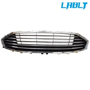 LABLT Black&Chrome Front Upper Grille Bumper Grill For Ford Mondeo 2019 2020 - Picture 1 of 9