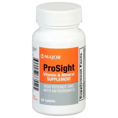 Major Prosight Vitamin and Mineral Supplement 5,000 IU - 60 mg , 60 Tablet - Image 1 of 3