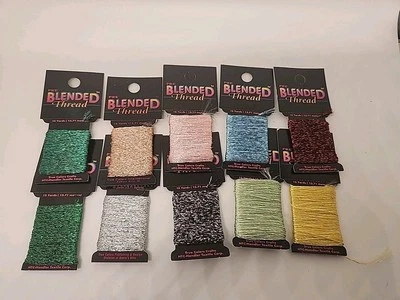 Pre Blended Metallic Thread Lot Of 10 (Lot #1) - Image 1 of 4