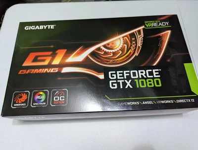 GIGABYTE GeForce GTX 1080 8G OC Edition WORKING - With Original Packaging  - Image 1 of 4