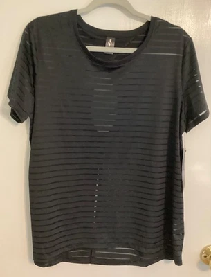 Top de entrenamiento transparente Skechers nuevo con etiquetas/negro talla L Foto 1 de 4