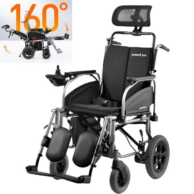 D130TL Electric Wheelchair Foldable Reclining Full Lying Mobility Motorized - Image 1 of 4