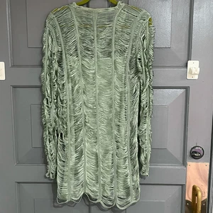 Zara Blogger Lieblings Loch Strick Minikleid Gr. M Resort Wear Urlaub Poolsi - Bild 1 von 7
