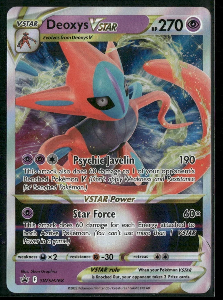 SWSH: Sword & Shield Promo Cards #SWSH268 Deoxys VSTAR - Image 1 of 2