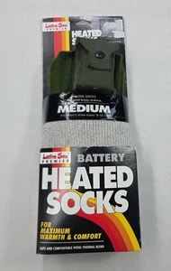 NUEVO Calcetines de lana Lectra Sox para hombre de 9 a 10,5 batería calentada para calentar los pies caza - Imagen 1 de 5