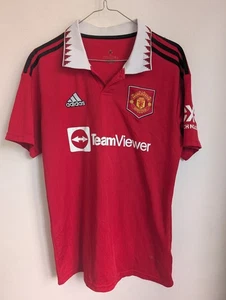 Adidas Men's Manchester United 22/23 Home Jersey Shirt Size M (T14) - Picture 1 of 9