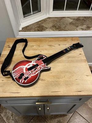 Guitar Hero Aerosmith Gibson Les Paul Guitar PS3 Red Octane  - Image 1 of 4