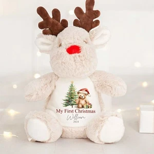 Renna/Pinguino/Coniglietto Natalizio Orso Rosso Personalizzato - Foto 1 di 4