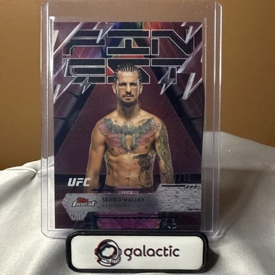 Topps Finest UFC Sean O'Malley 2025 rojo negro vapor/10 Foto 1 de 3