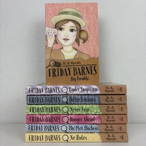 Friday Barnes Detective Mystery Stories Collection x 7 Books by R A Spratt - Foto 1 di 4