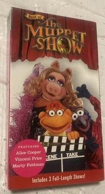 Best of The Muppet Show Vintage VHS Alice Cooper Vincent Price & More new sealed - Image 1 of 4