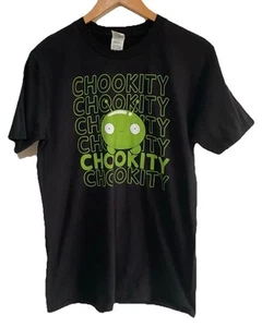 Final Space Mooncake Chookity Spell Out Unisex T-Shirt Size M Ring Spun Cotton - Picture 1 of 16