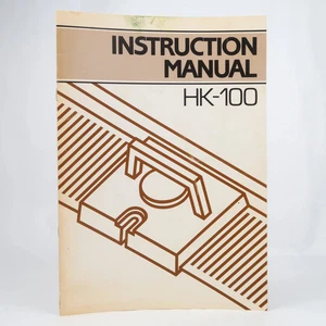 Instruction Manual HK-100 (Singer) Knitting Machine - Picture 1 of 3