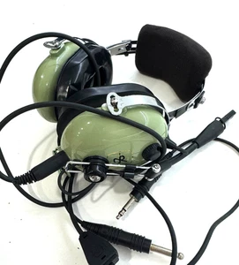 David Clark Model H10-60 Aviation Headset Dual Plugs Made In USA - Bild 1 von 3
