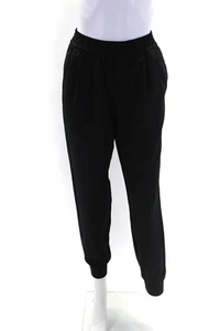 Joie Women's Elastic Waist Tapered Leg Pockets Jogger Pant Black Size S - Picture 1 of 6
