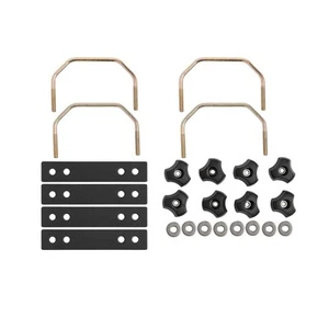 Rhino Rack Vortex Crossbar Rounded U Bolt Kit with Adaptors & Washers Pack of 4 - Picture 1 of 6