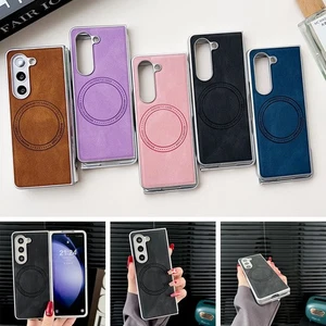 Funda Magnética Para Samsung Galaxy Z Fold7/6/5/4/3 Recubrimiento-Sensación Delgada Cubierta Antigolpes - Imagen 1 de 19