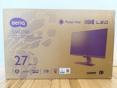 BenQ GW2780 27” IPS Full HD Monitor – LED Backlit – Brand New Factory Sealed - Image 1 of 4