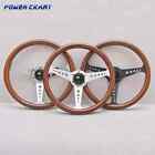 14inch Vintage Wooden Steering Wheel 358mm JDM Sim Sport Wood Steering Wheel